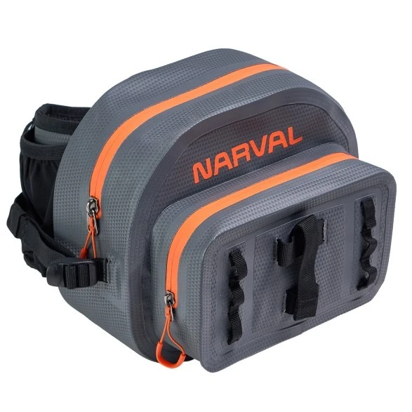 Сумка Narval Water-Resistant Belt Bag  27х18х18 см Dark Grey&Orange 6L  NVABB1XGO1 — крупный план
	                                    1
