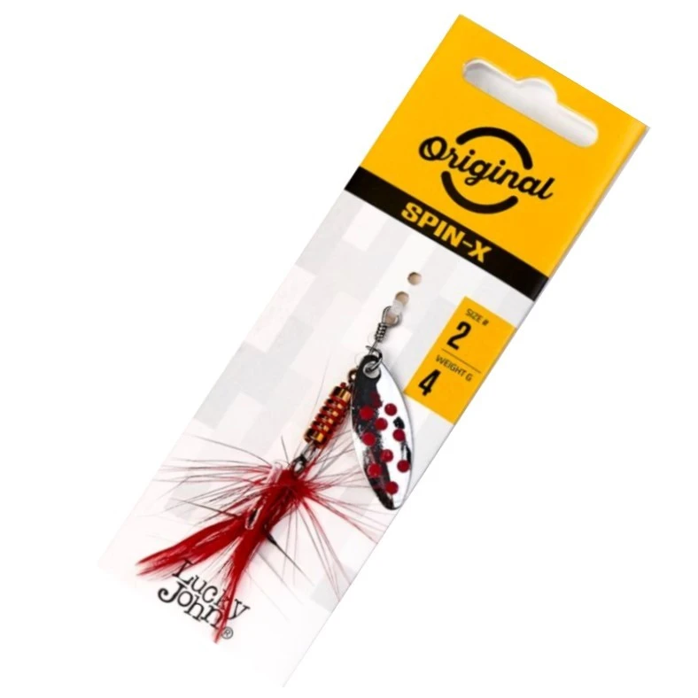 Вращающаяся Блесна Lucky John Spin-X Long №3 6 гр SR   LJSL03-SR — крупный план
	                                    3