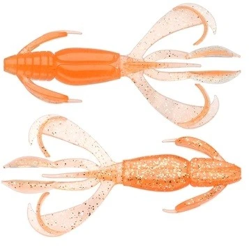 Силиконовая приманка Keitech Crazy Flapper 2.8 71 мм 8 шт EA#06 Orange Flash — характеристики,  особенности конструкции