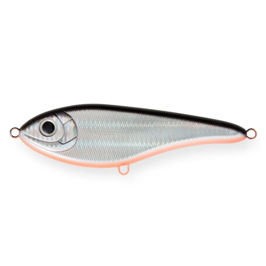 Воблер Strike Pro Buster Jerk Sinking A70-713 Black Silver OB 75 гр   EG-048#A70-713 — характеристики,  особенности конструкции