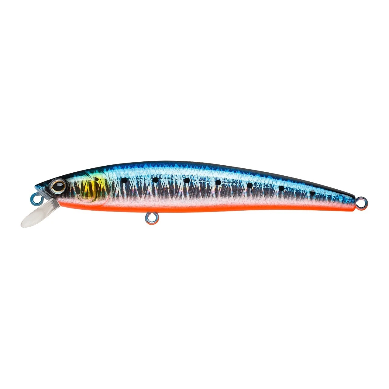 Воблер Strike Pro Arc Minnow 105F A234-SBO-LU Blue Back Silver OB Fluo 11 гр   JL-092F#A234-SBO-LU — характеристики,  особенности конструкции