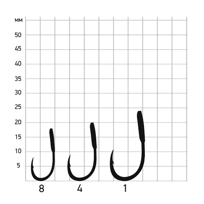 Крючок Ассист Saikyo SSMA  Single Micro Assist №8 4 шт G   SSMA-8-4 — крупный план
	                                    1