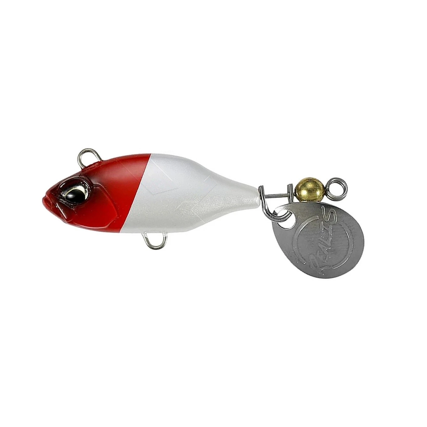 Тейл-спиннер DUO Realis Spin 11 11 гр 38 мм ACC0001 Pearl Red Head   DUO-39865 — характеристики,  особенности конструкции