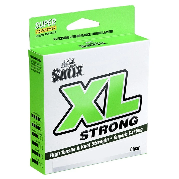 Леска монофильная Sufix XL Strong 150 м 0,28 мм Прозрачная   DS1XL028024B2R — характеристики,  особенности конструкции