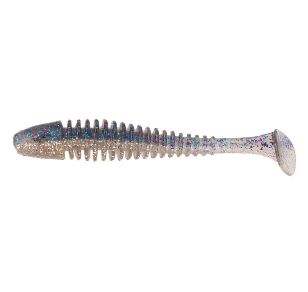 Силиконовая приманка Jig It Snoop 4 98 мм 6 шт 007 Silver blue   JIS98007S — характеристики,  особенности конструкции