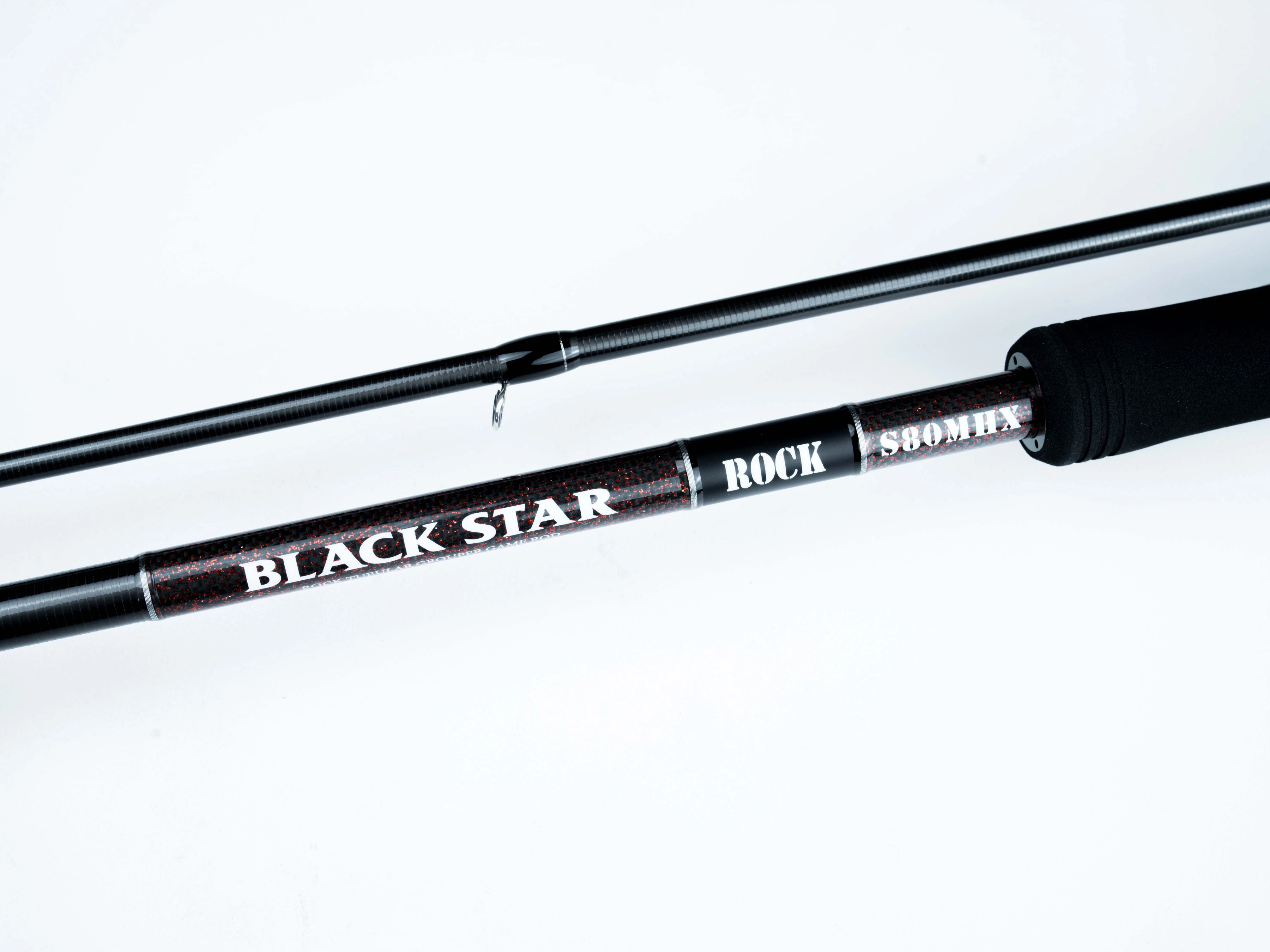 Спиннинг Xesta Black Star Rock S80MHX 244 см 8 - 56 гр  Current Hunter  XBSR-S80MHX — крупный план
	                                    1