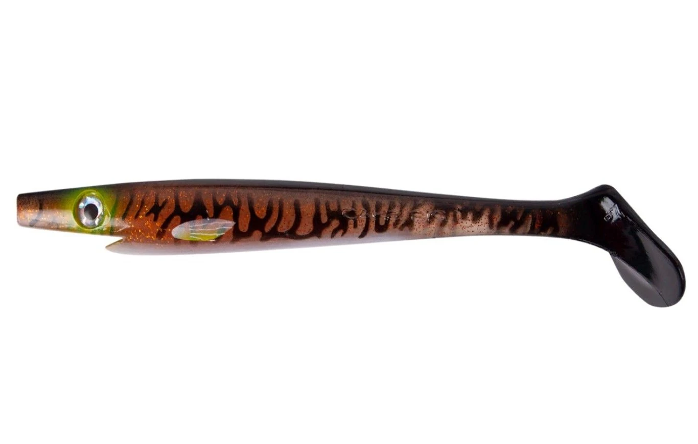 Силиконовая приманка Strike Pro Pig Shad Jr 200 мм 2 шт Burbot   SP-172C#147 — характеристики,  особенности конструкции
