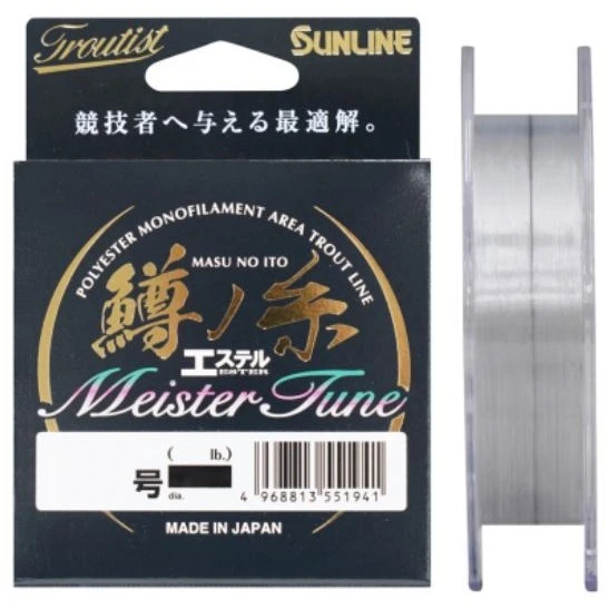 Эстер Sunline Masu No Ito Ester Meister Tune 160 м  PE # 0,35 HG 0,097 мм — характеристики,  особенности конструкции
