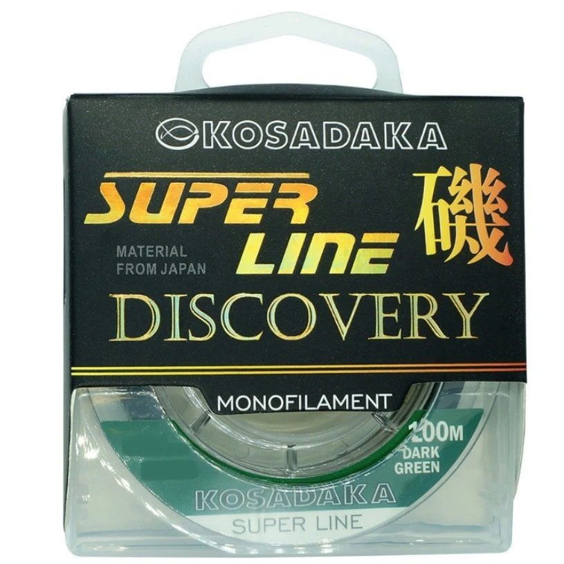 Леска монофильная Kosadaka Super Line Discovery 100 м 0,2 мм    MSLD-100-DG-020 — характеристики,  особенности конструкции