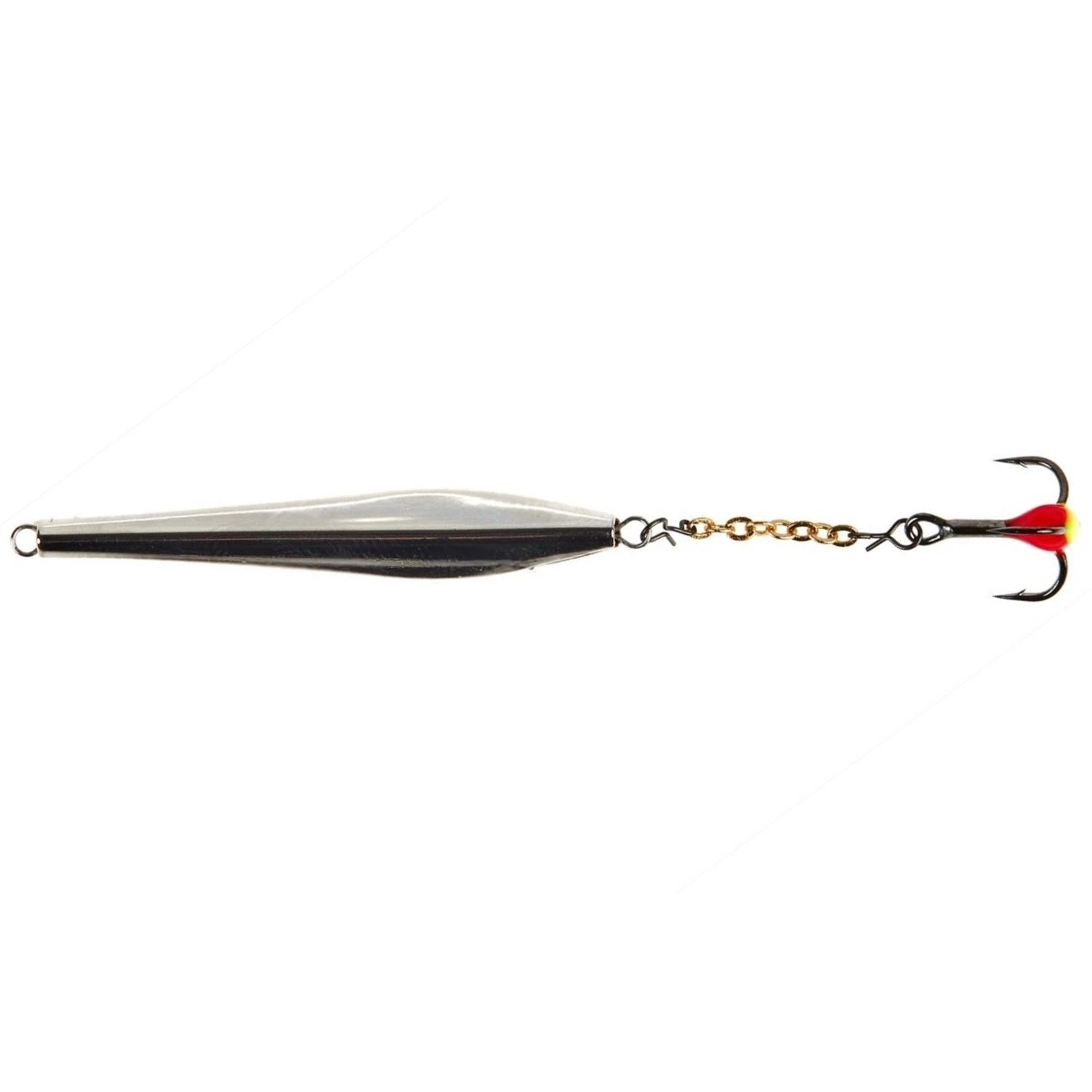 Зимняя Блесна Lucky John Double Blade 3,7 гр 45 мм CS С цепочкой и тройником  LJDD45-CS — крупный план
	                                    1