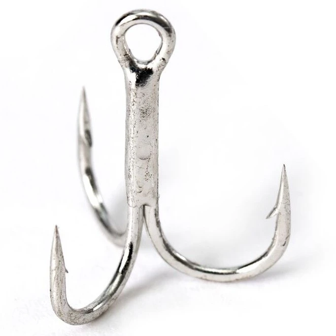 Крючок Тройной Gamakatsu 13N Treble Hooks Nickel №6 10 шт    146664-006 — характеристики,
	                                    особенности конструкции