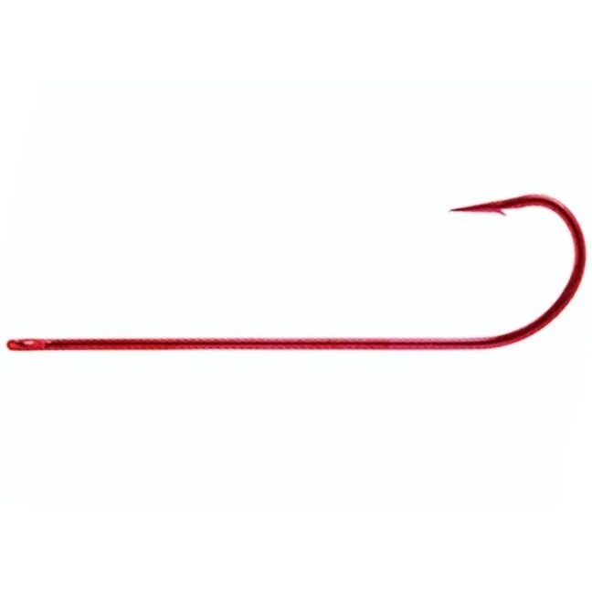 Крючок Одинарный BKK Red Carlisle Bloodworm-R №10 10 шт    A-BE-0111 — характеристики,  особенности конструкции
