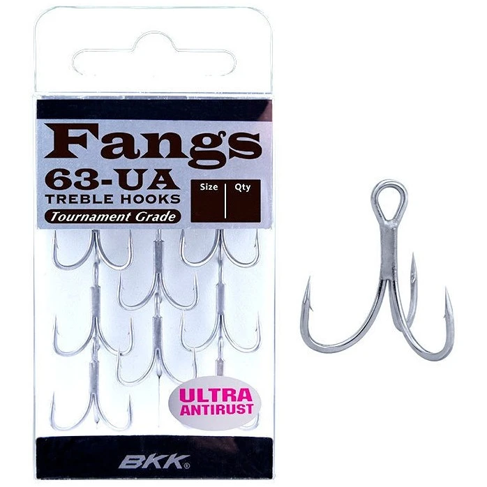 Крючок Тройной BKK Fangs 63-UA №6 8 шт    A-ET-6316 — крупный план
	                                    1