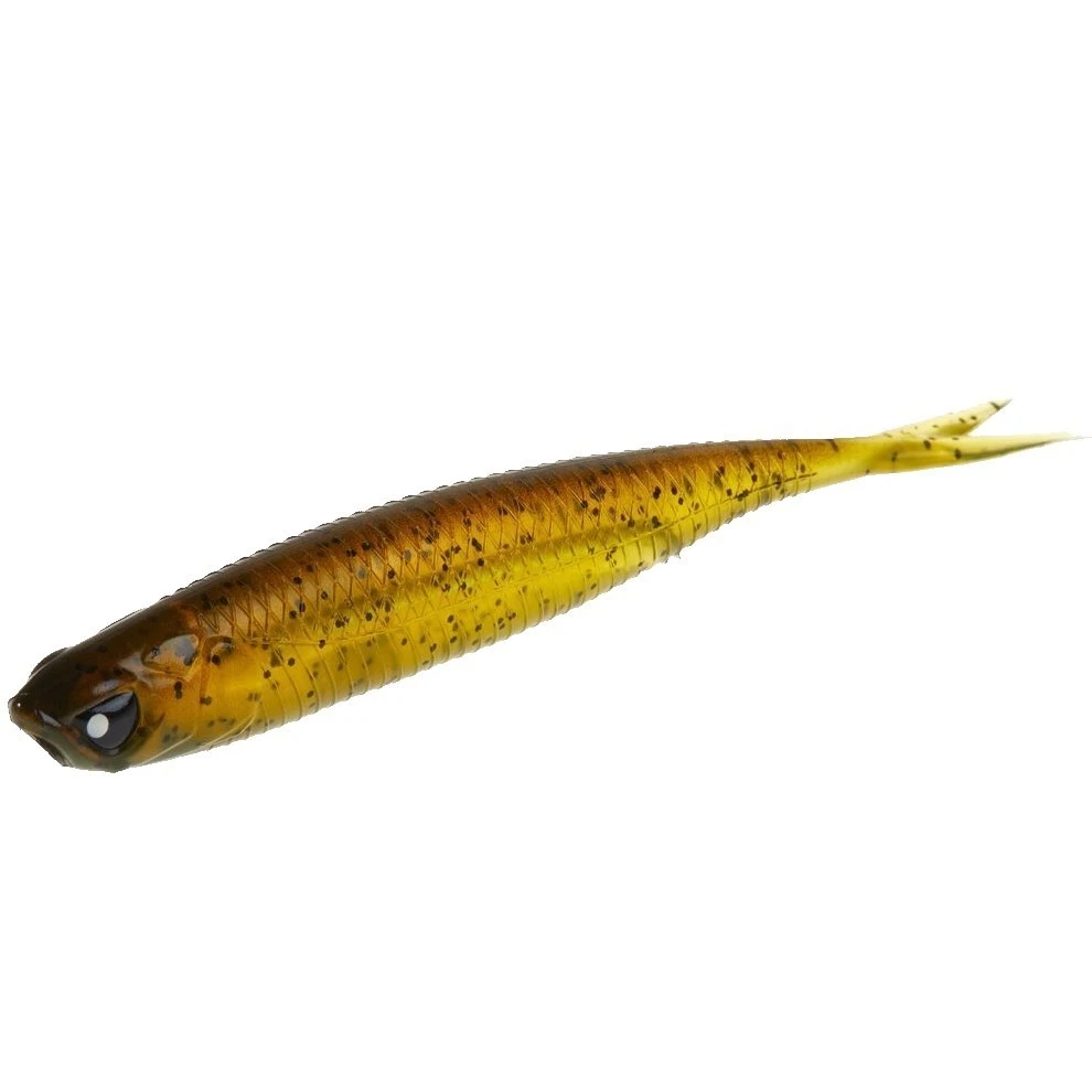 Силиконовая приманка Lucky John Makora Split Tail 5.0in 127 мм 4 шт 005 3D Series  140411-005 — крупный план
	                                    1