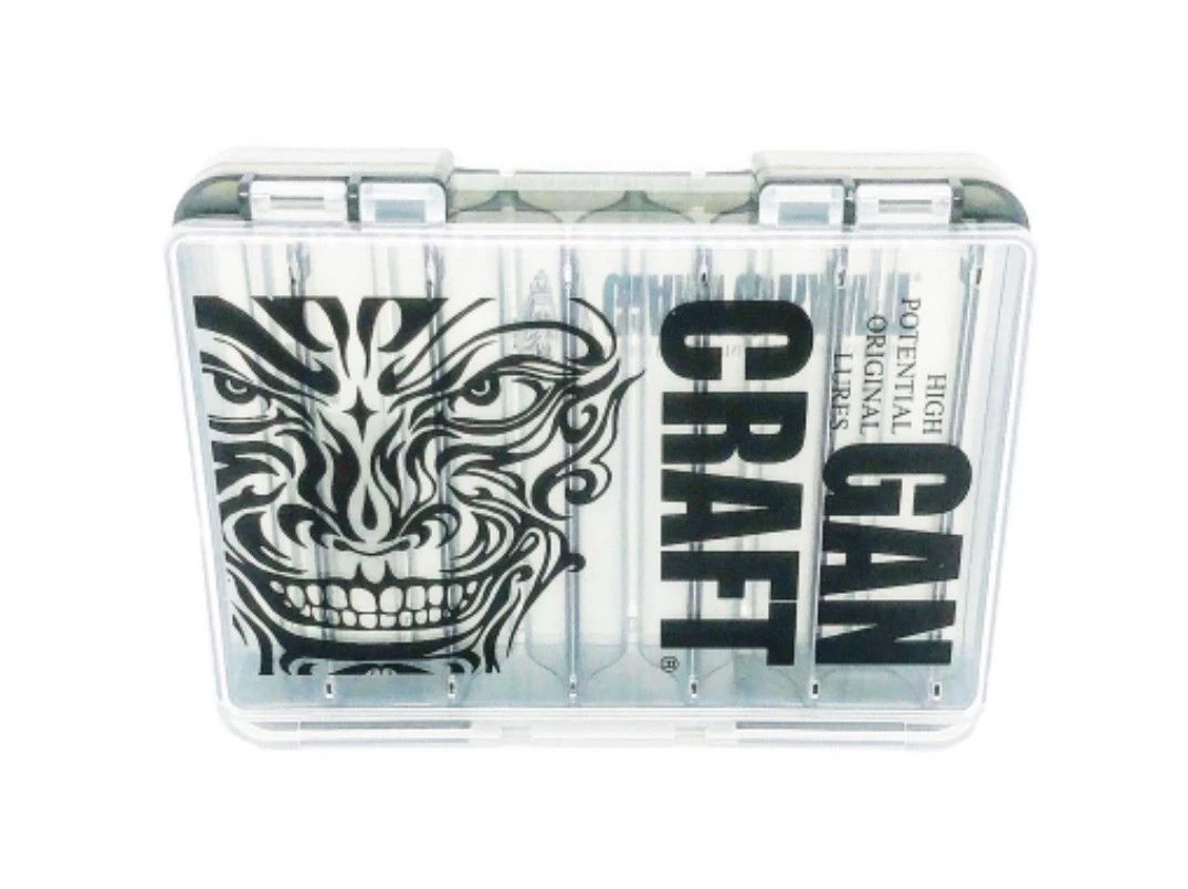 Коробка Gan Craft Face Logo Reversible Box  20,5х14,5х4 см Clear   GCBFLRBM01 — характеристики,
	                                    особенности конструкции