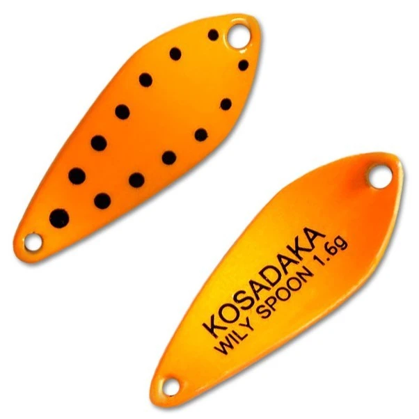 Колеблющаяся Блесна Kosadaka Trout Police Wily Spoon 1,6 гр 27 мм D77   TL-WS-D77 — характеристики,  особенности конструкции