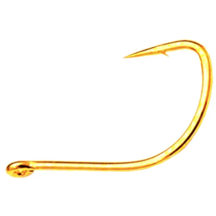 Крючок Одинарный Owner 53135 Pin Hook №4 7 шт Gold   ow-53135GO-4 — характеристики,  особенности конструкции