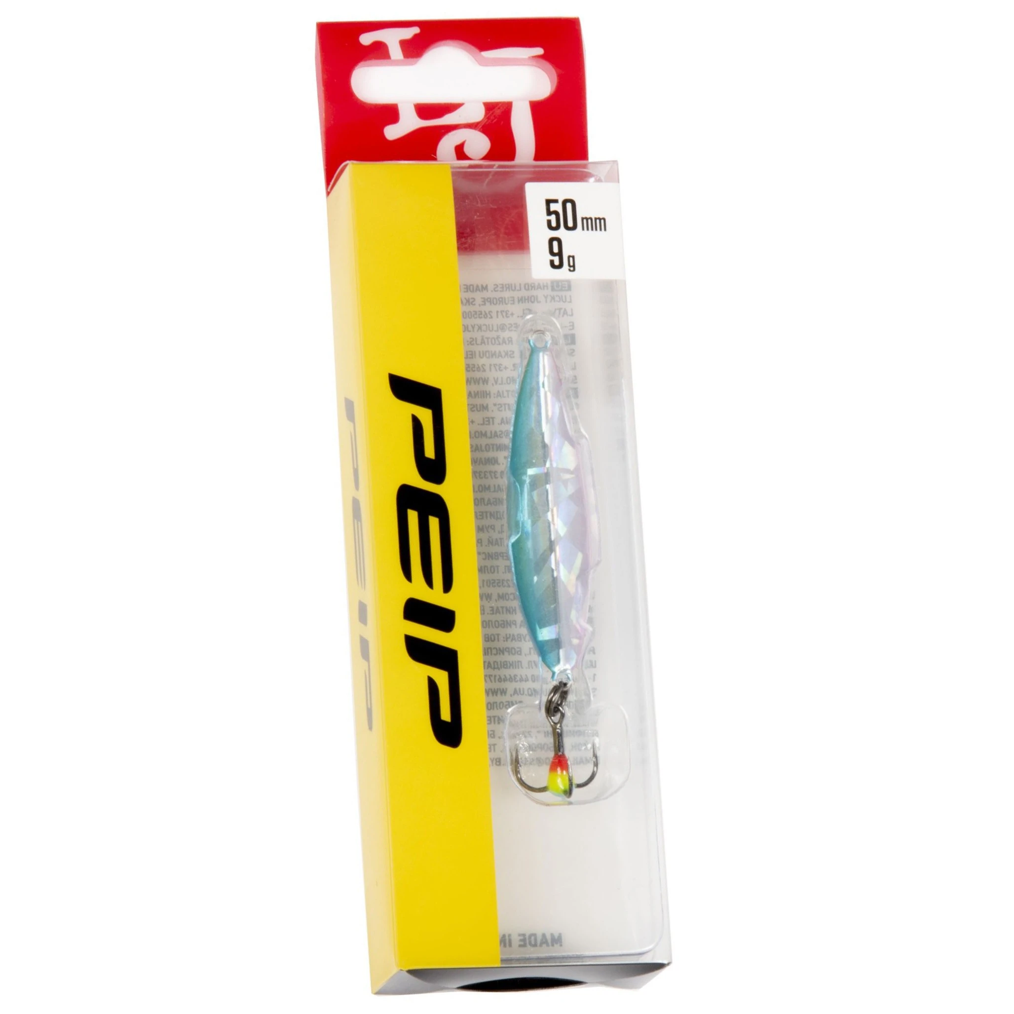 Зимняя Блесна Lucky John Peip 9 гр 50 мм BI   LJPE50-BI — крупный план
	                                    1