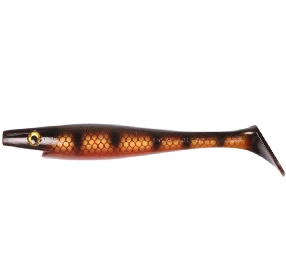 Силиконовая приманка Strike Pro Giant Pig Shad 260 мм 1 шт Black okiboji perch   SP-172B#144 — характеристики,
	                                    особенности конструкции