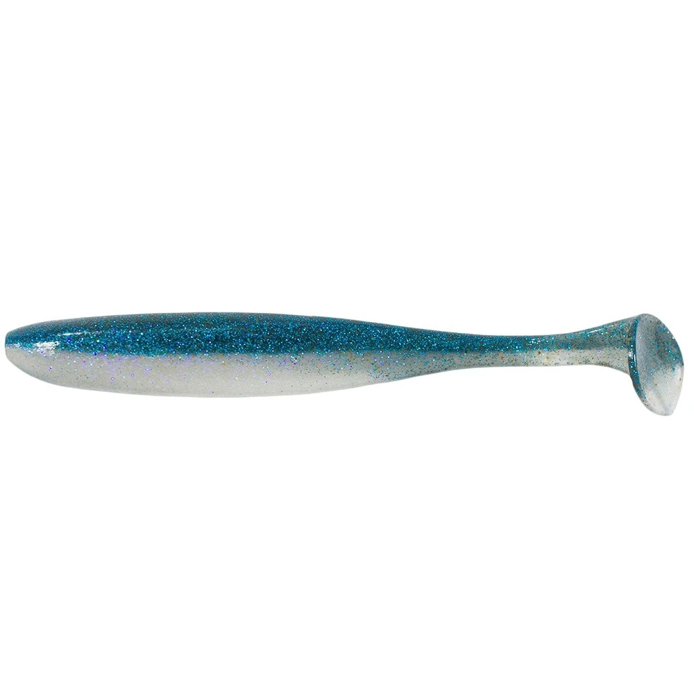 Силиконовая приманка Keitech Easy Shiner 4 101 мм 7 шт EA#22 Electric Silver Shiner — характеристики,  особенности конструкции