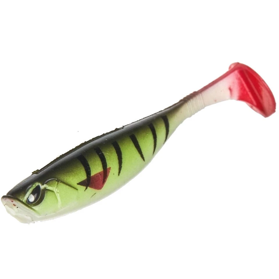 Силиконовая приманка Lucky John Basara Soft Swim 5.0in 127 мм 4 шт PG10 3D Series  140404-PG10 — крупный план
	                                    1