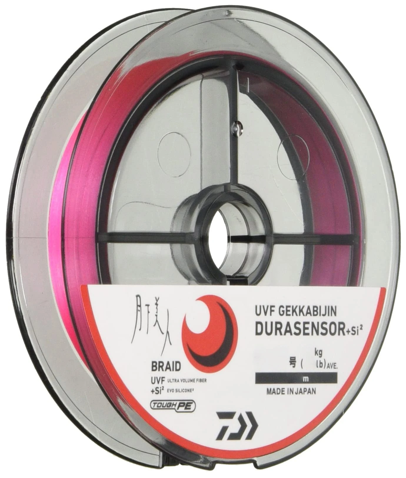 Плетеный шнур Daiwa UVF Gekkabijin Durasensor +SI2 150 м  PE # 0,5 — крупный план
	                                    1