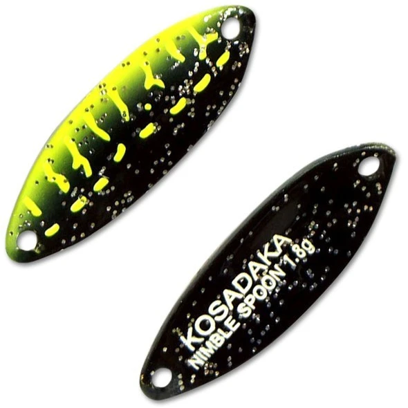 Колеблющаяся Блесна Kosadaka Trout Police Nimble Spoon 1,8 гр 27 мм E70   TL-NS-E70 — характеристики,
	                                    особенности конструкции
