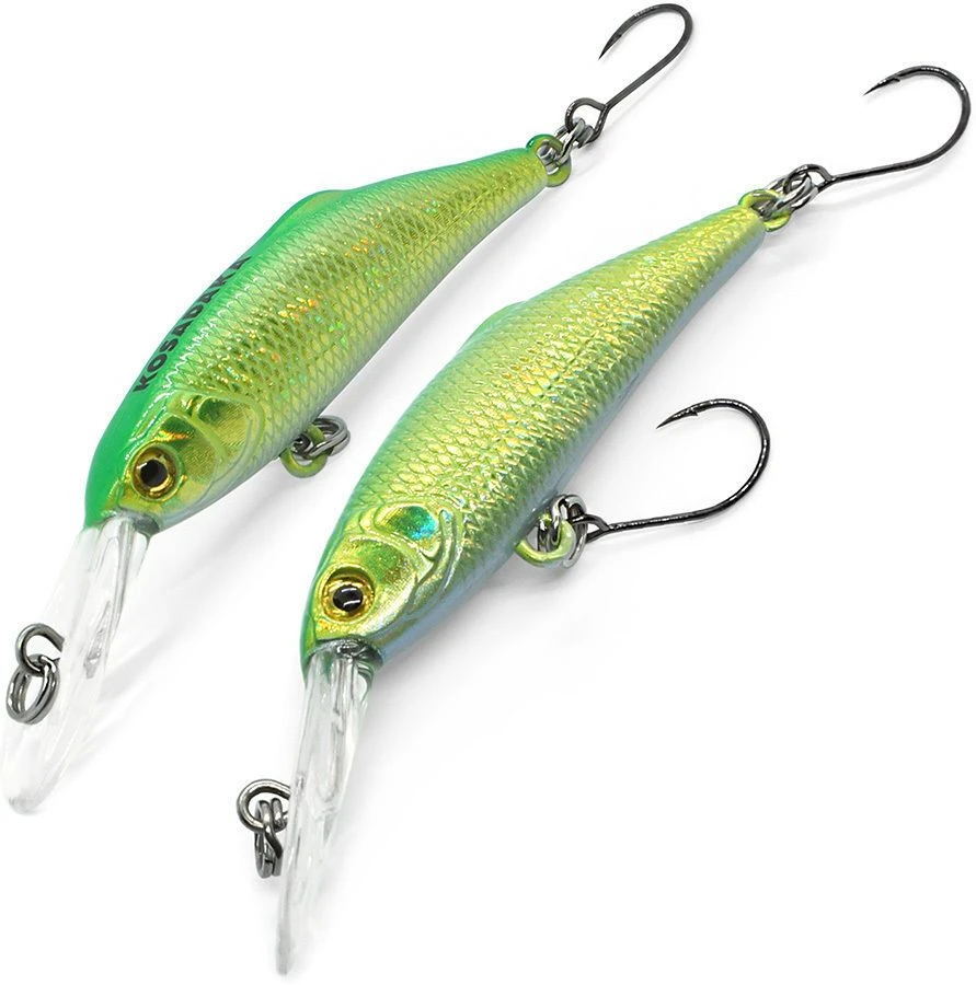 Воблер Kosadaka Sharky Minnow XD 43S LG 2,15 гр   SharkXD43S-LG — крупный план
	                                    1