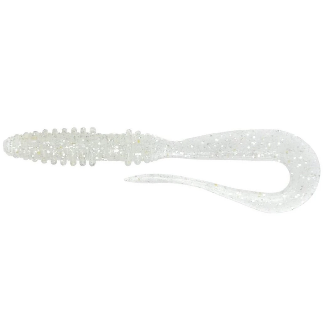 Силиконовая приманка Keitech Mad Wag 4.5 114 мм 9 шт #370 Clear Silver Glow — характеристики,  особенности конструкции