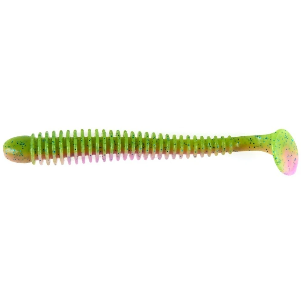 Силиконовая приманка Lucky John Spark Tail 4.0in 101 мм 5 шт T92 Pro Series  140168-T92 — крупный план
	                                    1