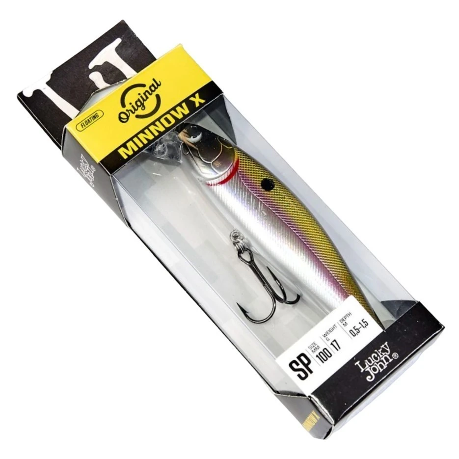 Воблер Lucky John Minnow X 100SP A03 17 гр Original  LJO0810SP-A03 — крупный план
	                                    2
