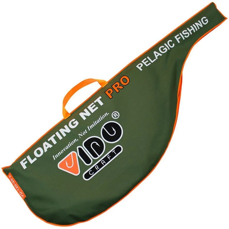 Подсачек Vido Craft Floating Net Pro  245x65х75см  Прорезиненный нейлон   VD-120-30-2 — крупный план
	                                    7