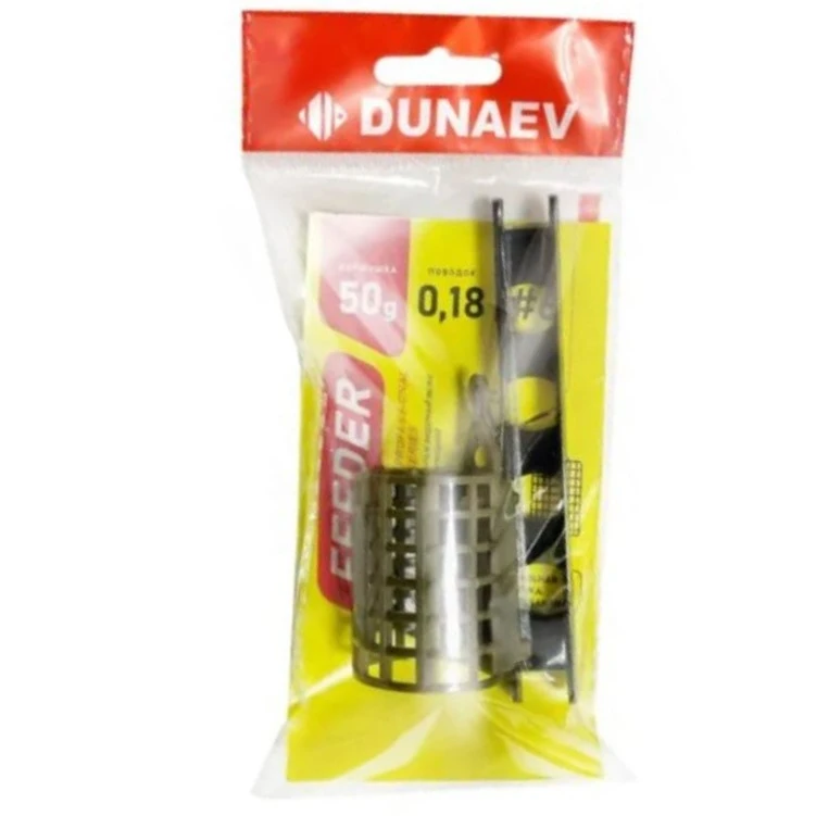 Кормушка Dunaev Inline  50 50 гр   монтаж  NFL016 — характеристики,  особенности конструкции