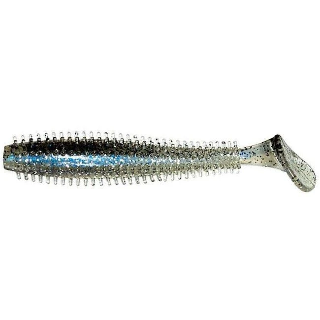 Силиконовая приманка Kosadaka Spikey Shad 120 120 мм 4 шт SR   SSH-120-SR — характеристики,
	                                    особенности конструкции
