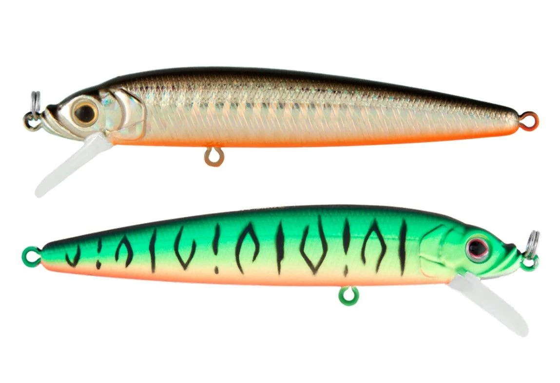 Воблер Strike Pro Alpha Minnow 95 GC01S/A70-713 Double Black Silver OB/Mat Tiger 9 гр   EG-034F#GC01S/A70-713 — характеристики,  особенности конструкции