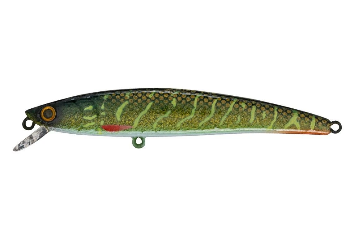 Воблер Strike Pro Arc Minnow 90SP JV012 Green Motoroil Pike UV 9 гр   JL-120-SP#JV012-UV — характеристики,  особенности конструкции