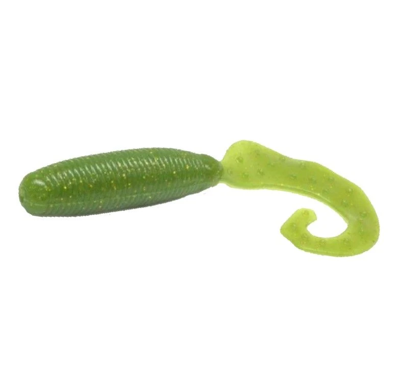 Силиконовая приманка Reins Fat G-Tail Grub 4 101 мм 10 шт 035-Green Sparkling   FGTG4-035 — характеристики,
	                                    особенности конструкции