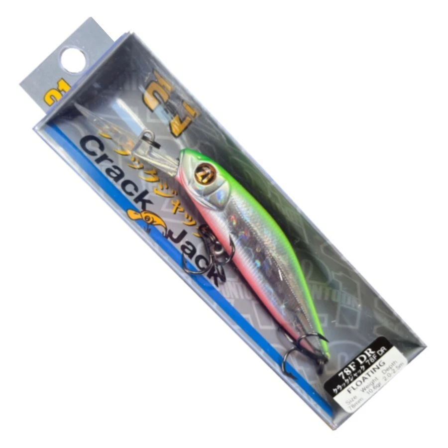 Воблер Pontoon 21 CrackJack 78F-DR A62 Crash Fresh Chartreuse Silver 10,6 гр   P21-CRJ-78F-DR-A62 — крупный план
	                                    2