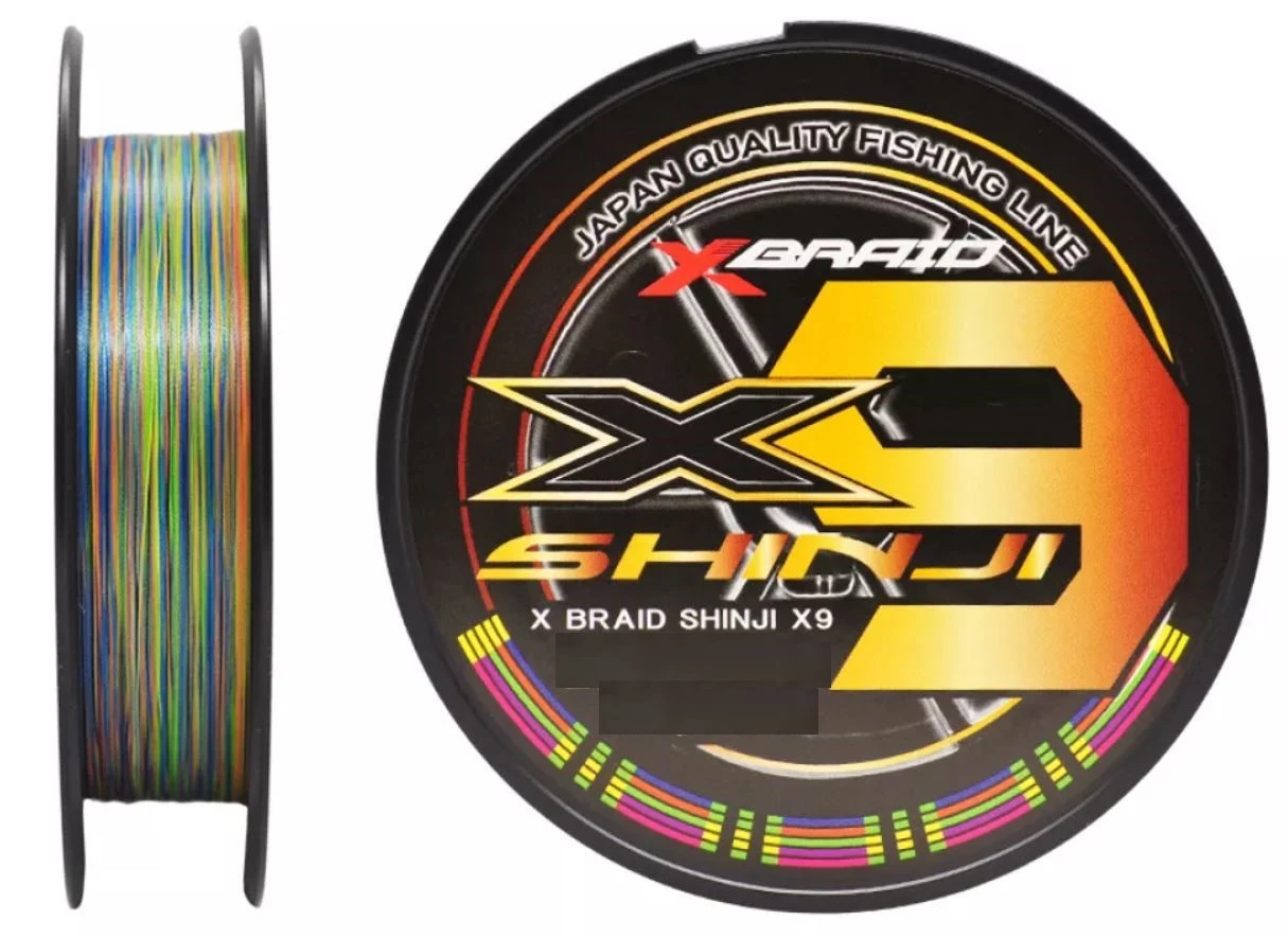Плетеный шнур YGK X-Braid Shinji X9 300 м  PE # 4 Multicolor 0,33 мм   XBR-X1123004.0 — крупный план
	                                    1
