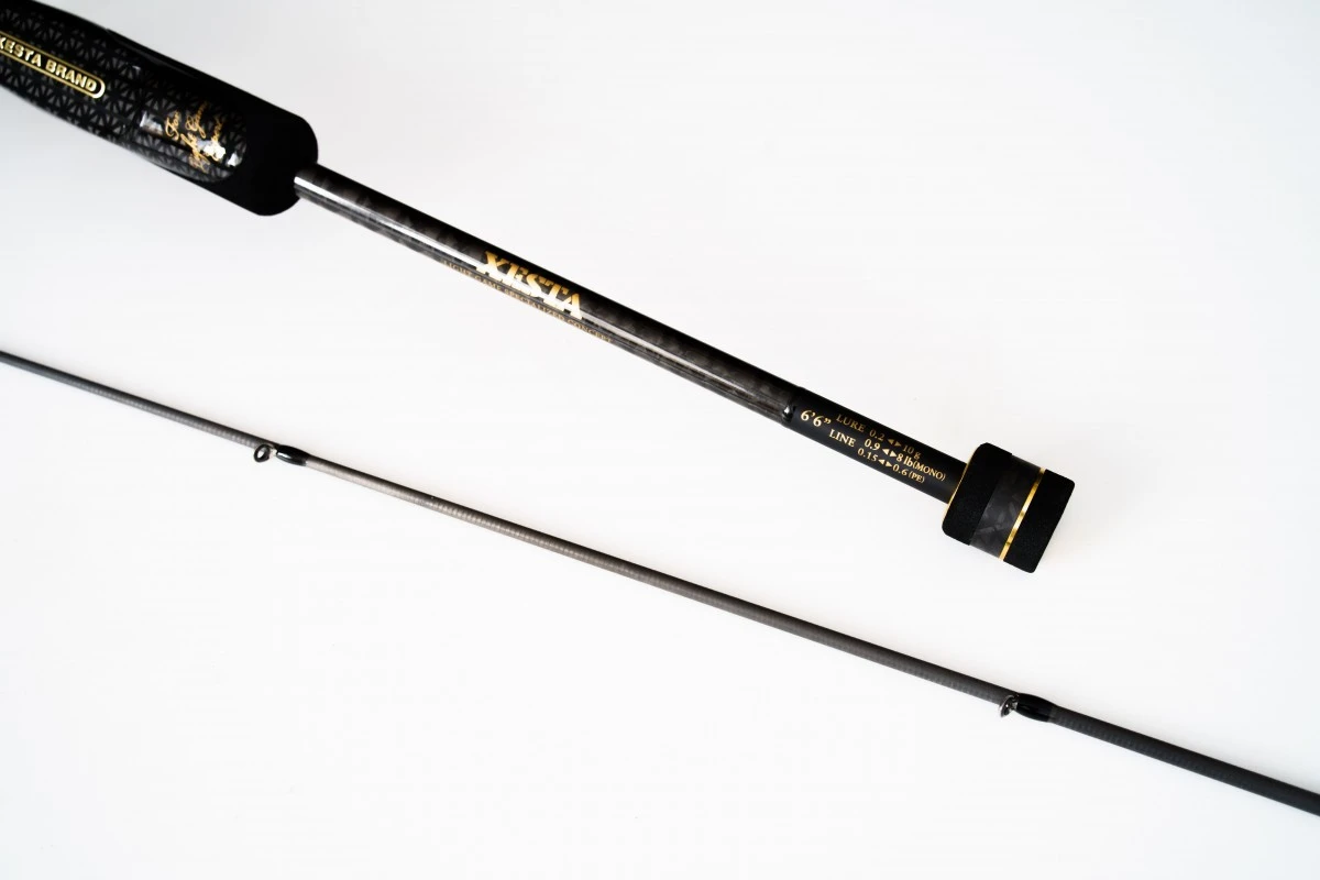 Спиннинг Xesta Black Star Extra Tuned S66M-T 199 см 0,2 - 10 гр  Super Friction  XBSET-S66M-T — крупный план
	                                    5