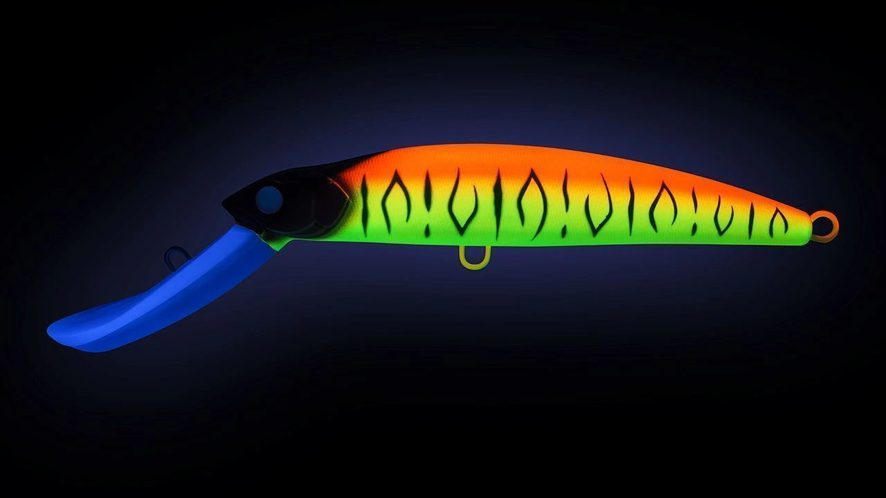 Воблер Strike Pro Musky Monster Deep 200CL A242S Sunrise Mat Tiger 118 гр   MG-007CL#A242S — крупный план
	                                    1