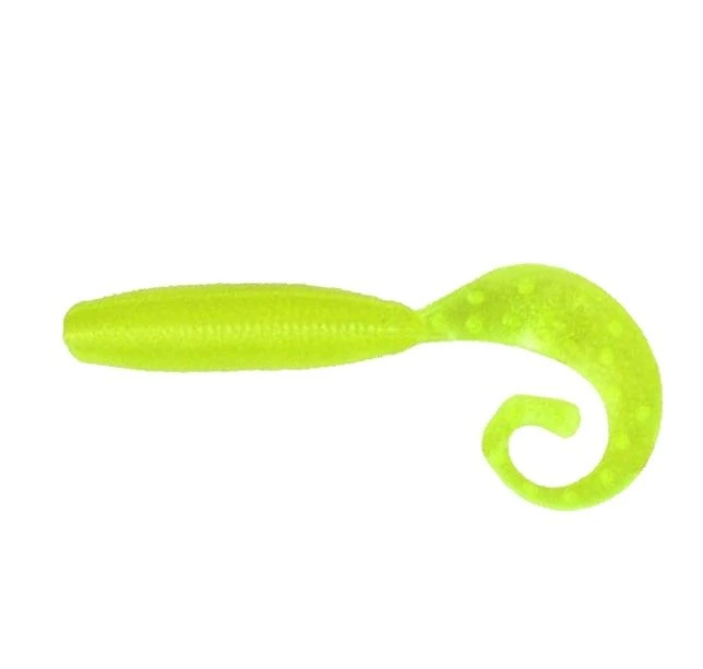 Силиконовая приманка Reins Fat G-Tail Grub 3 76 мм 12 шт 015-Chart Pearl   FGTG3-015 — характеристики,  особенности конструкции