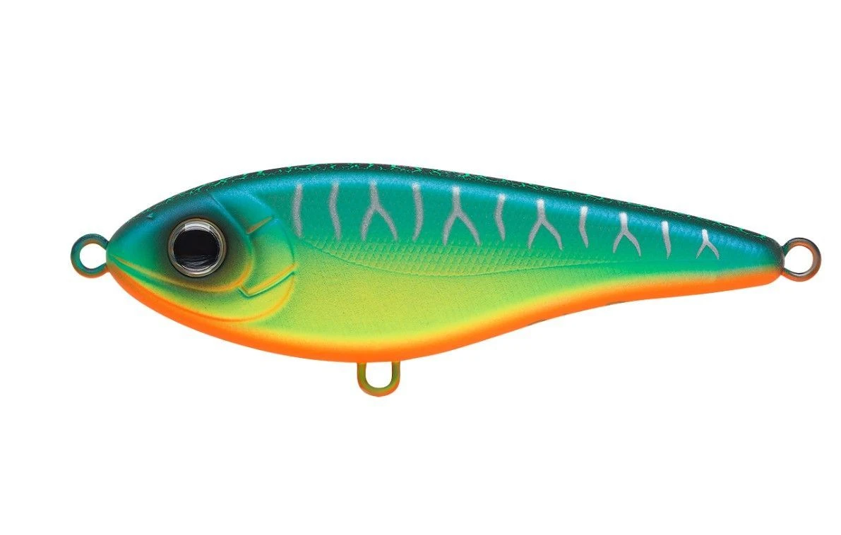 Воблер Strike Pro Buster Jerk II Shallow Runner A204S Pearl Mat Tiger 37 гр   EG-049#A204S — характеристики,  особенности конструкции