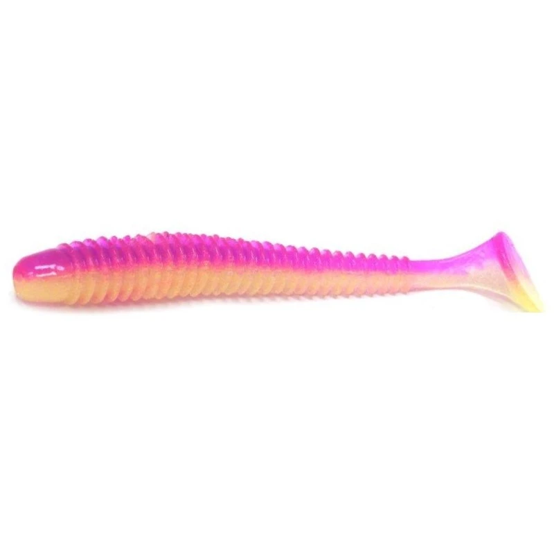 Силиконовая приманка Keitech Swing Impact 4.5 114 мм 6 шт PAL #12 Grape Shad — характеристики,  особенности конструкции
