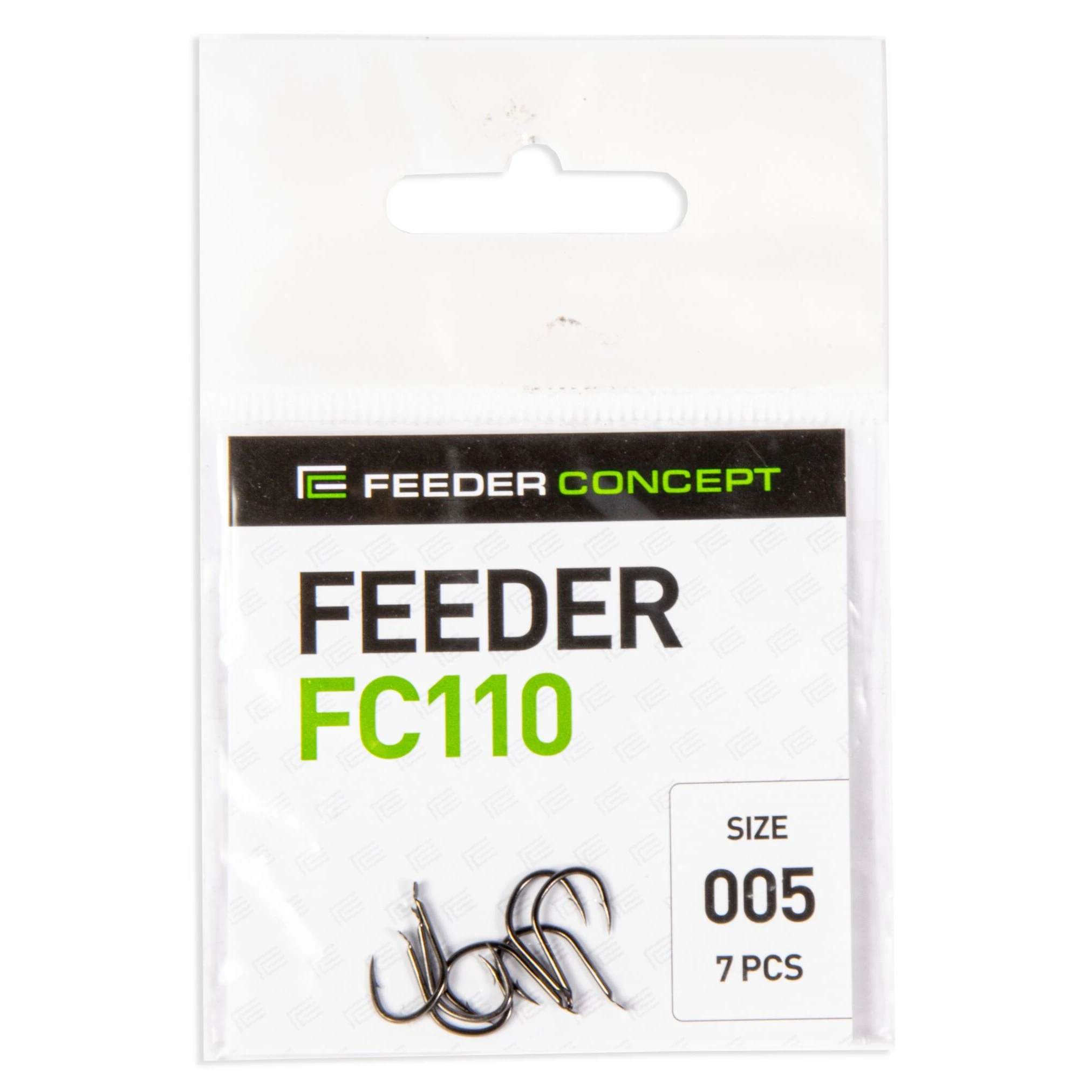 Крючок Одинарный Feeder Concept Feeder FC110 №5 7 шт    FC110-005 — крупный план
	                                    2