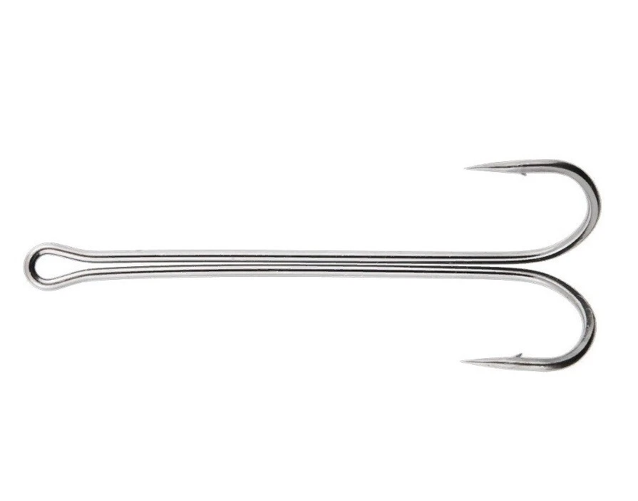 Крючок Двойной Lucky John Predator LJH122 №1/0 5 шт NSB   LJH122-K010 — характеристики,  особенности конструкции