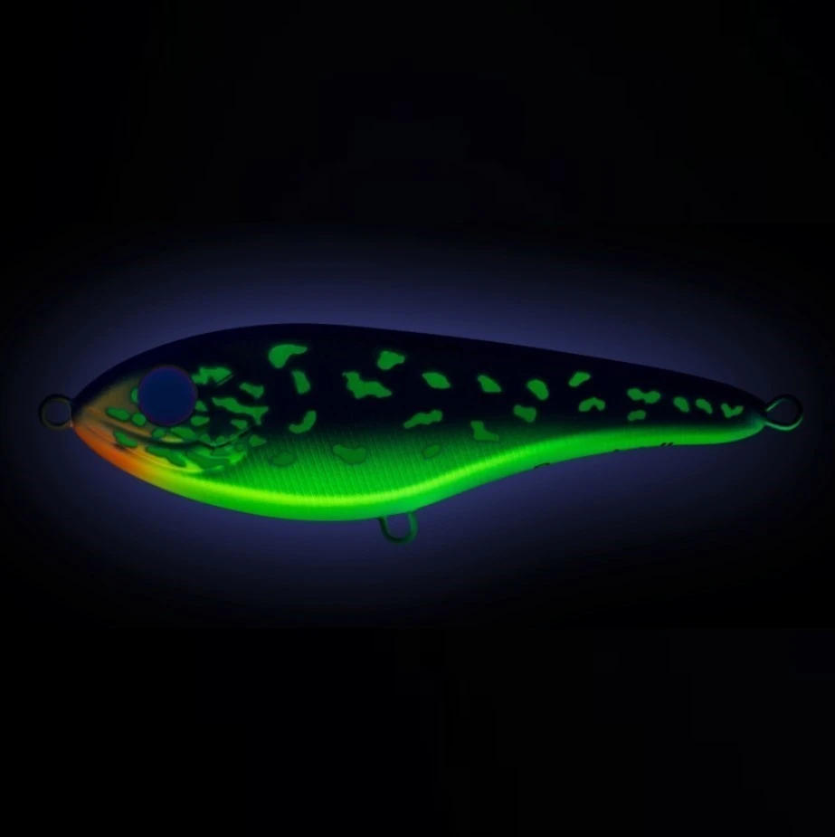 Воблер Strike Pro Buster Jerk Sinking C202F Hot Pike 75 гр   EG-048#C202F — крупный план
	                                    1