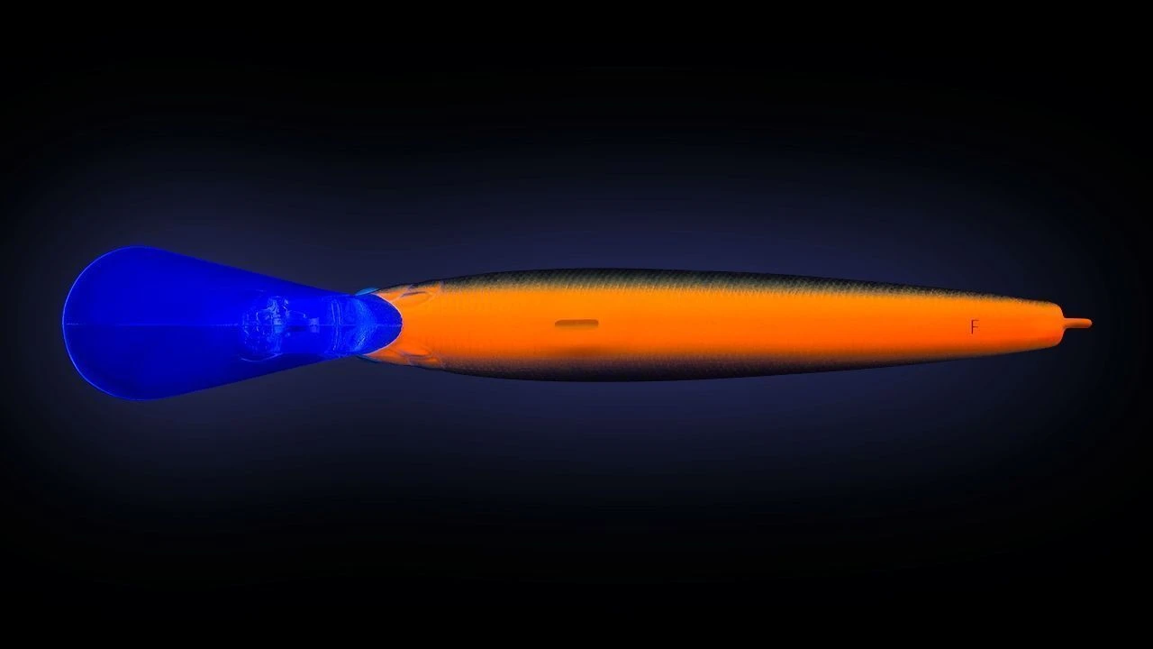 Воблер Strike Pro Magic Minnow 125 A70-713 Black Silver OB 31 гр   EG-069F#A70-713 — крупный план
	                                    1