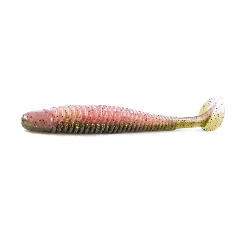 Силиконовая приманка Noike Wobble Shad 4 101 мм 6 шт 130-Green Pumpkin/Blossom   NKNJ4130 — характеристики,  особенности конструкции