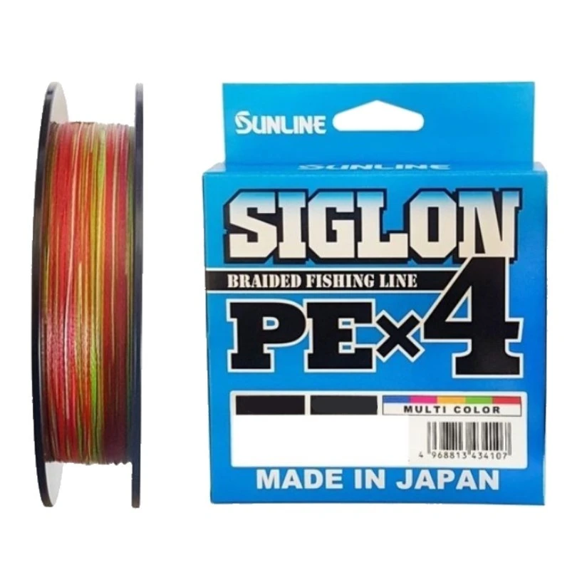Плетеный шнур Sunline Siglon PE X4 200 м  PE # 1,2 Multi color 0,187 мм Connected 5C — характеристики,  особенности конструкции